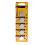 Батарейка литиевая Kodak, CR2032-5BL, 3В, блистер, 5 шт. 9336781