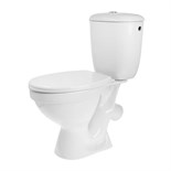 Унитаз компакт "ЦОП", бачок, сиденье, арматура, боковая подводка 9370941