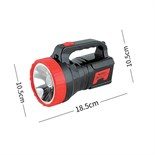 Фонарь прожекторный аккумуляторный, 3 Вт, 1200 мАч, LED, 10.5 х 18.5 см 9321838