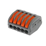 Строительно-монтажная клемма Luazon Lighting СК-330, 32А, 0,08-2,5 мм2, 5 отв.,с рычажком, наб. 10шт 9282098