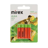 Аккумулятор Mirex, Ni-Mh, AAA, HR03-4BL, 1.2В, 1100 мАч, блистер, 4 шт. 9633045