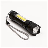 Фонарь ручной аккумуляторный, 400 мАч, 1 Вт, LED, COB, 3 режима 9482852