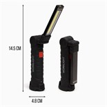 Фонарь рабочий аккумуляторный, 5 Вт, 1200 мАч, COB, LED,3 режима, 14.5 х 4.8 см 9562973