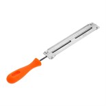 Набор для заточки цепей пил ТУНДРА, сталь ШХ15, шаг 1/4", паз 1.1-1.3 мм, d=4.0 мм, плашка 9378803