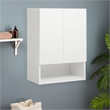 Шкаф навесной для ванной комнаты "Порто 60" (2 двери), 60 х 24 х 72 см 9921027