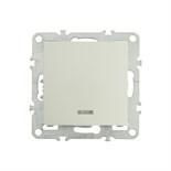 Выключатель 1-клавишный c индикатором (механизм), STEKKER серия Эрна, PSW10-9101-01, белый 10224519