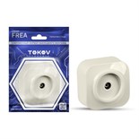 Розетка TV TOKOV ELECTRIC, Frea, 1-местная, IP20, АБС-пластик, бежевый, TKE-FR-A1C-C02 10404673