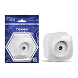 Розетка TV TOKOV ELECTRIC, Frea, 1-местная, IP20, АБС-пластик, белая, TKE-FR-A1C-C01 10404674