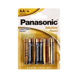 Батарейка алкалиновая Panasonic Alkaline Power, AA, LR6-4BL, 1.5В, блистер, 4 шт. 10837534