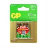 Батарейка алкалиновая GP Ultra, AAA, LR03-4BL, 1.5В, блистер, 4 шт. 10844108