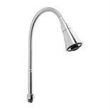 Излив для смесителя Accoona A470-10, 3/4", гибкий, 2 режима, хром 10829341