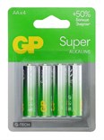 Батарейка алкалиновая GP Super, AA, LR6-4BL, 1.5В, блистер, 4 шт 10855939