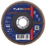 Круг лепестковый плоский (125х22.2 мм; Р80) Flexione 10000645 FLX0001085