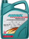 Синтетическое моторное масло ADDINOL PREMIUM 030 FD, 0W-30, 5 л ADD0001003