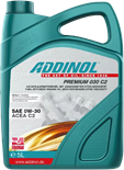 Синтетическое моторное масло ADDINOL PREMIUM 030 C2, 0W-30, 5 л ADD0001019