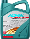 Синтетическое трансмиссионное масло для МКПП ADDINOL GETRIEBEOL GH 75 W 90, 4 л ADD0001035