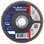 Круг лепестковый конический Цирконий 125x22 мм, Р40 Flexione 10000528 FLX0001106