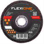 Круг лепестковый плоский (125х22 мм; Р120) Flexione 10000658 FLX0001117