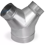 Тройник-штаны (у-образный) круглый из оцинкованной стали Вендер Климат VDR0001019