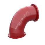 Отвод для аспирации сварной D 250 мм Вендер Климат VDR0001028