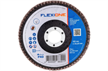 Лепестковый круг 125x22,23 мм Р40 по металлу плоский Flexione КЛТ-1 10000635 FLX0001215