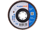 Лепестковый круг 125x22,23 мм Р80 по металлу плоский Flexione КЛТ-1 10000645 FLX0001216