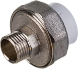 Муфта PPR комбинированная разъемная 25х1/2"НР, белая, Pro Aqua PA21012 MFT0001008