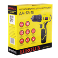 Дрель-шуруповерт аккумуляторная Eurolux ДА-12/1Li 72/14/37 - фото 16097424