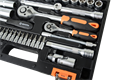 Набор инструментов Вихрь АВТО, 1/2" , 1/4" , CrV, в кейсе 82 предметов 73/6/7/6 - фото 16098043