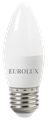 Лампа светодиодная EUROLUX LL-E-C37-6W-230-2,7K-E27 76/2/9 - фото 16100097