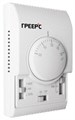 Комнатный термостат ГРЕЕРС со встроенным трехступенчатым переключателем скорости TDS GRE0001035 - фото 16511127