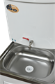 Умывальник дачный без подогрева ЛЮКС ВИХРЬ, нержавейка, белый 74/4/5 - фото 16590758