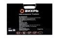 Набор инструментов ВИХРЬ, 1/2", 1/4", 76 предм, кейс 73/6/7/4 - фото 16596690