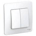 Выключатель 2-кл. СП Blanca 10А IP20 (сх. 5) 250В бел. SE BLNVS010501 1210252 - фото 16601359