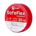 Изолента ПВХ 19мм (рул.20м) крас. SafeFlex EKF plc-iz-sf-r 1306503 - фото 16601959