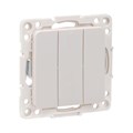 Выключатель 3-кл. Стокгольм 10А механизм бел. PROxima EKF EYV10-024-10 1475071 - фото 16602427