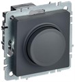Светорегулятор СП BRITE пов-наж. 600Вт СС10-1-0-БрГ механизм графит IEK BR-D20-0600-K53 1701814 - фото 16603132