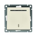 Переключатель проходной 1-кл. СП Афина 10А IP20 с подсветкой механизм сл. кость (ivory) Universal A0125-I 1734323 - фото 16603221