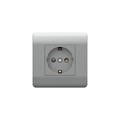 Розетка NEW3-E 16А с заземл. защ. шторки серебр. CHINT 431405 1811759 - фото 16603647