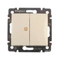 Выключатель 2-кл. СП Valena 10А IP31 с индикацией механизм сл. кость (DIY-упак.) Leg 695606 238784 - фото 16604624
