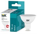 Лампа светодиодная Eco 7Вт MR16 софит 4000К нейтр. бел. GU5.3 630лм 230-240В IEK LLE-MR16-7-230-40-GU5 422026 - фото 16605442