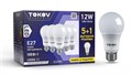 Набор ПРОМО лампа светодиодная 12Вт А60 4000К Е27 176-264В (Promo 5+1 шт) TOKOV ELECTRIC Promo-A60-E27-12-4K 1766744 - фото 16607841