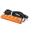 Удлинитель-шнур 5х10м с заземл. 16А IP44 У10-026 КГ 3х1.5 с выкл. с индикатором сети с защ. крышкой UNIVersal 9634138 87606 - фото 16608391
