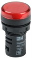 Лампа светосигнальная AD22DS d22мм 24В AC/DC красн. IEK BLS10-ADDS-024-K04 101394 - фото 16608694