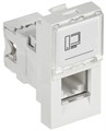 Розетка компьютерная 1-м 1мод. Праймер RJ45 кат.5E UTP механизм IEK CKK-40D-RI1-K01 150084 - фото 16608902