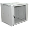 Шкаф настенный 19дюйм 6U 600х600х370мм (ШхГхВ) передняя дверь стекло боковые стенки съемные (разобранный) RAL7035 Rexant 04-2220 1255255 - фото 16610592