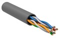 Кабель витая пара U/UTP кат.5E 4х2х24AWG solid CU PVC сер. (м) GENERICA BC1-C5E04-111-305-G 1295433 - фото 16610741