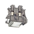 Клемма проходная винтовой зажим 2 точки подключения 4кв.мм сер. DKC TUR-4 1754526 - фото 16612274