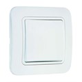 Выключатель 1-кл. СП Lillium 10А IP20 бел./бел. Makel 70001 206351 - фото 16613148