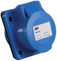 Розетка встраиваемая 16А 2P+E 220В IP44 ССИ-413 IEK PSR41-016-3 122311 - фото 16613188